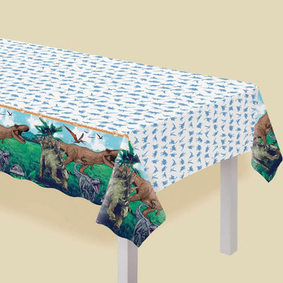 Dinosaur Jurassic Into The Wild Paper Tablecover