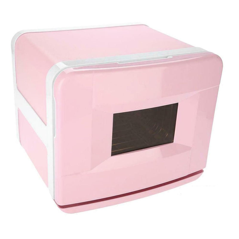 8L Pink Electric Towel Warmer UV Steriliser Cabinet Small Hot Heater Sanitiser Payday Deals