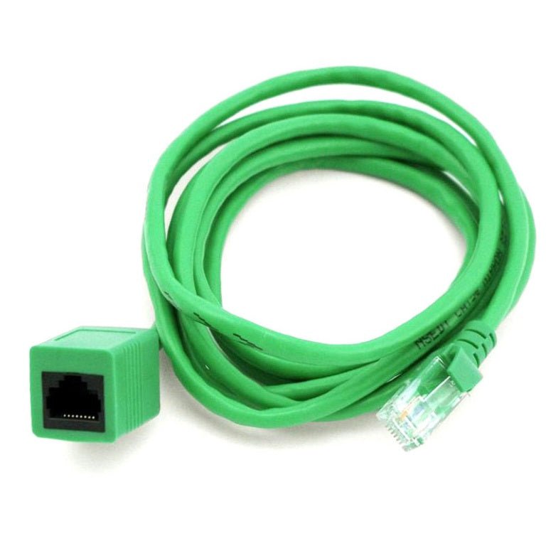 8WARE RJ45 Male to Female Cat5e Network/ Ethernet Cable 2m Green - Standard network extension cable Payday Deals