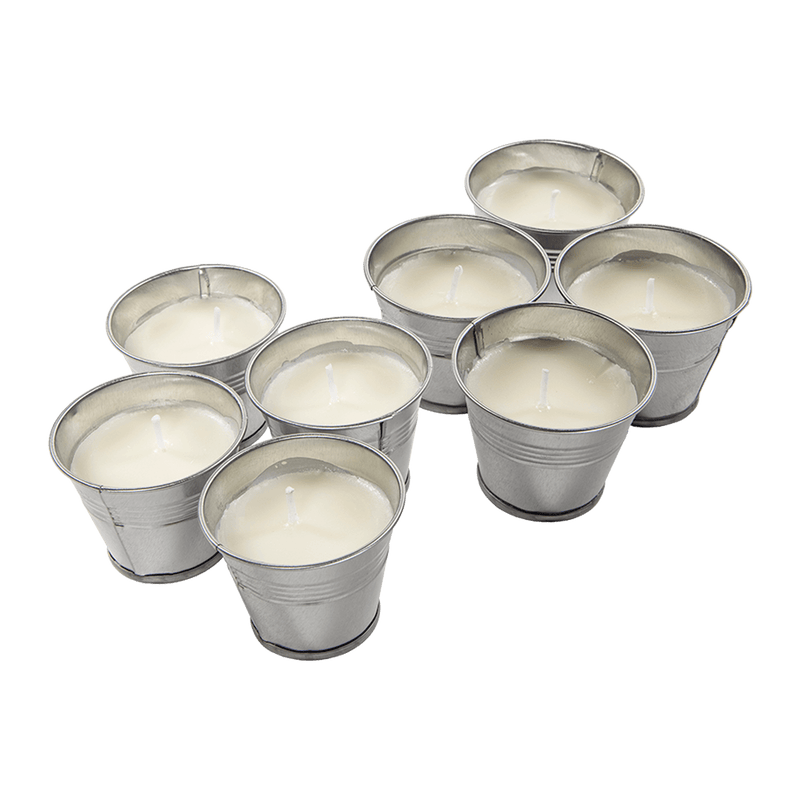 8x Mosquito Insect Bug Repellent Small Bucket Citronella Candles Payday Deals