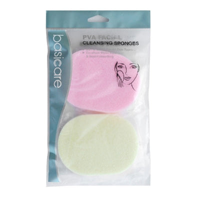 Basicare PVA Facial Cleansing Sponges