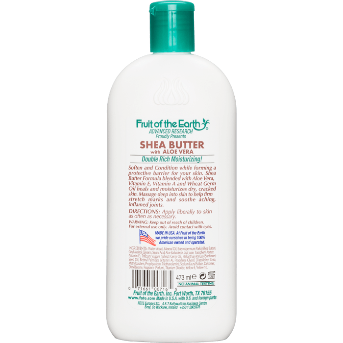 Fruit Of The Earth Shea Butter Skin Care Lotion 473ml
