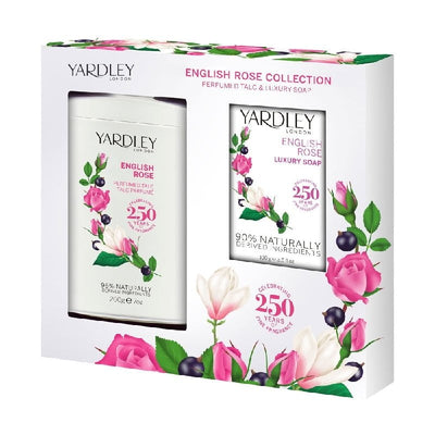 Yardley English Rose Collection Talc & Soap Gift Pack Duo Set