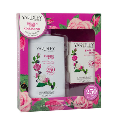 Yardley English Rose Collection Talc & Soap Gift Pack Duo Set