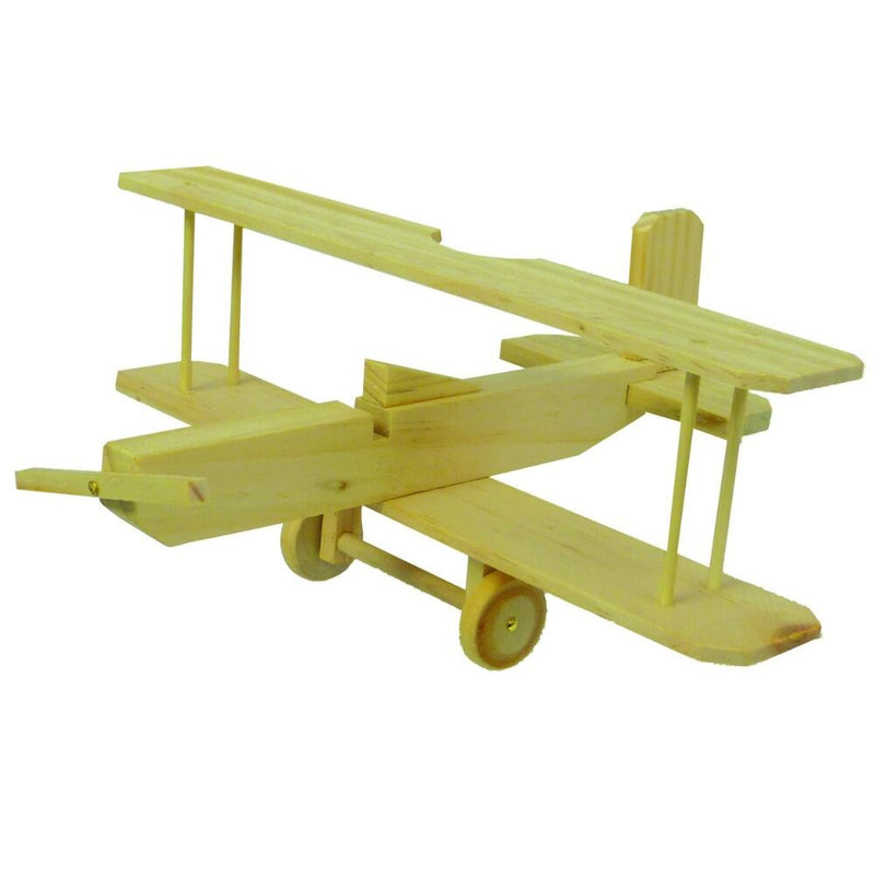 Crafty Kits Kids Plane Wood Built & Paint Kit