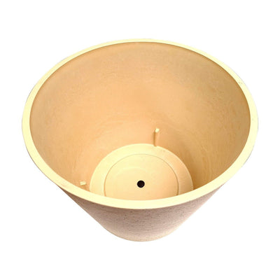 Imitation Stone (White / Cream) Pot 40cm - Payday Deals