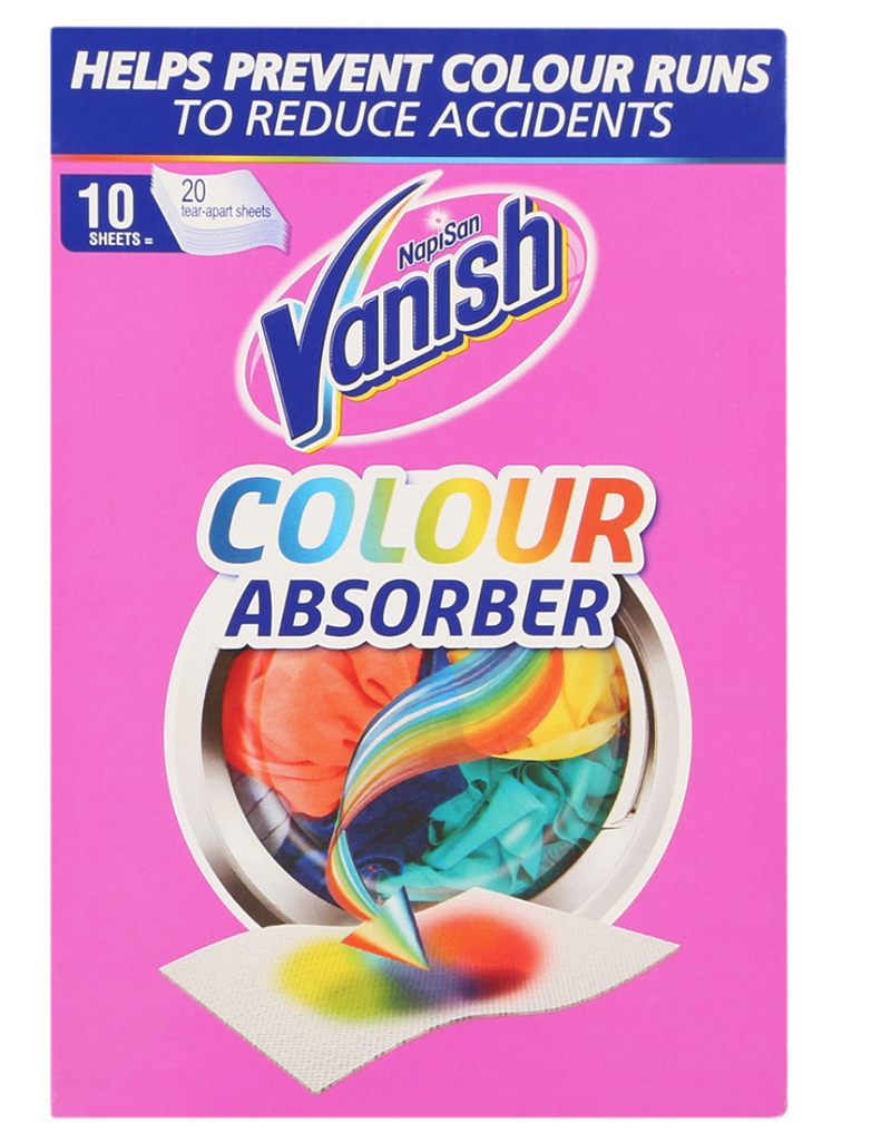PK10 Vanish Napisan Colour Absorber Sheets