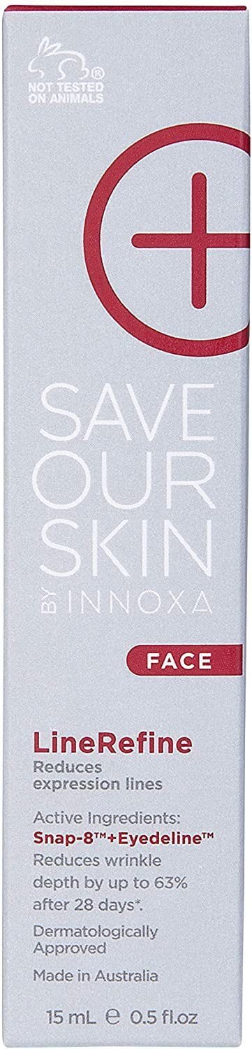 Innoxa 15mL Save Our Skin Face Linerefine Rerduces Wrinkle Line and Expression Line