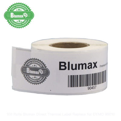 96 Rolls Pack Blumax Alternative Address White Labels for Dymo #99010 28mm x 89mm 130L Payday Deals