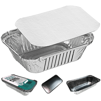 96x ALUMINIUM FOIL BAKING Trays Containers BBQ Takeaway Roasting 32cm*26cm*6.3cm Payday Deals