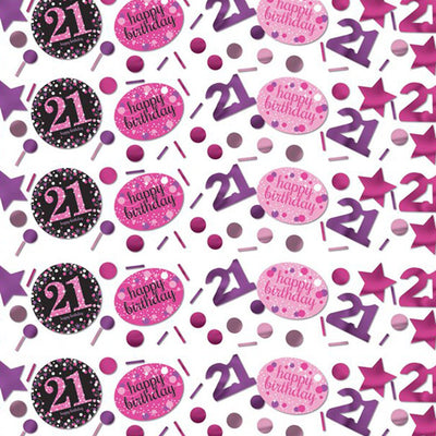 21st Birthday Pink Celebration Confetti