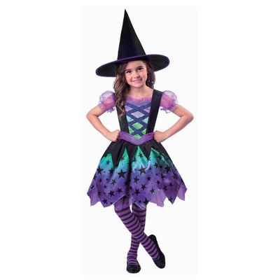 Halloween Spell Casting Witch Costume Girls 3-4 Years