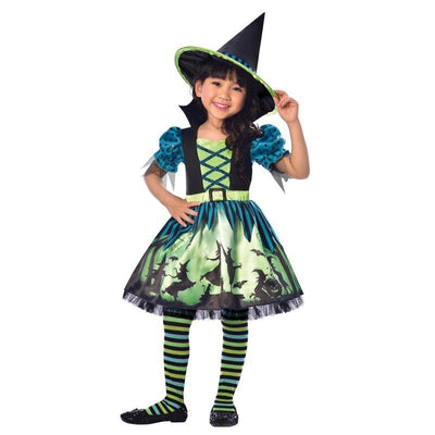 Halloween Hocus Pocus Witch Girls Costume 3-4 Years Old
