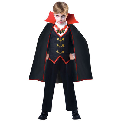 Dracula Boy 8-10 Years Halloween Costume