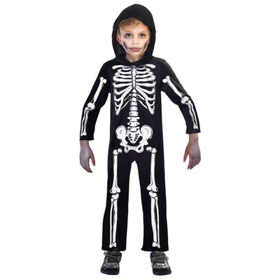 Skeleton Jumpsuit 4-6 Years Halloween Costume