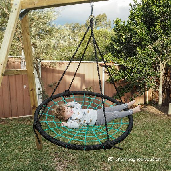 Oakley Swing Set with 1.2m Spidey Web Swing - Payday Deals
