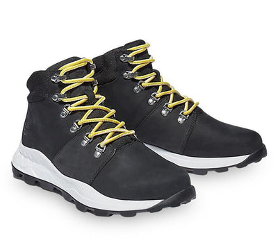 Timberland Mens Brooklyn Hiker Lighweight Leather Shoes - Black Nubuck