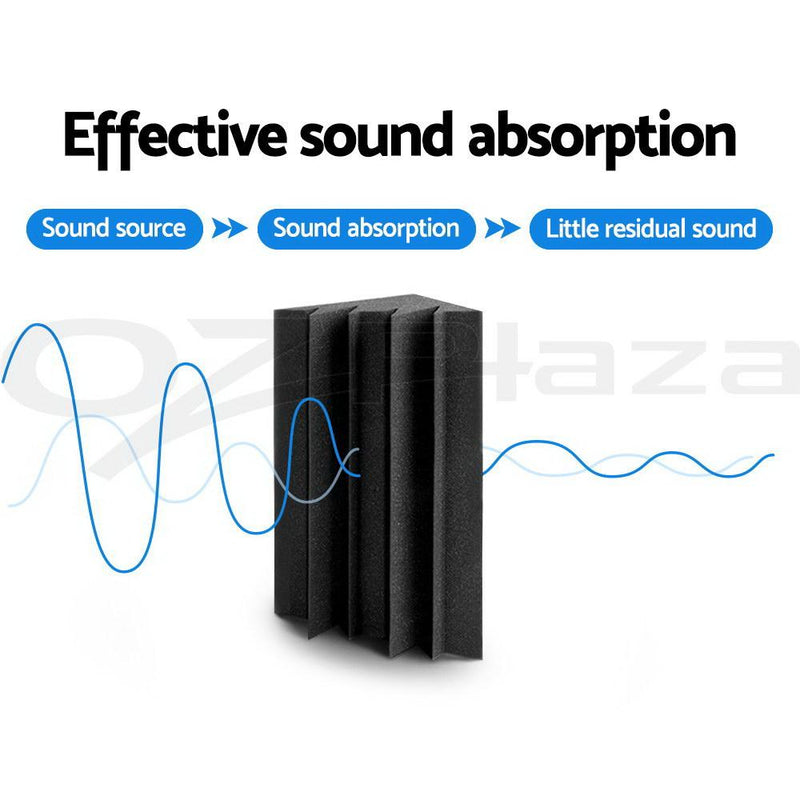 Alpha 20pcs Studio Acoustic Foam Corner Bass Trap Sound Absorption Treatment - Payday Deals
