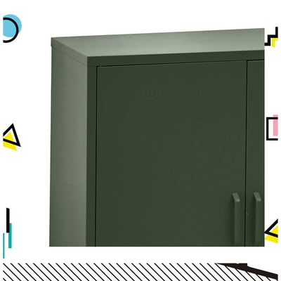 ArtissIn Buffet Sideboard Locker Metal Storage Cabinet - SWEETHEART Green
