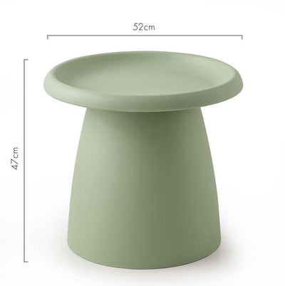 ArtissIn Coffee Table Mushroom Nordic Round Small Side Table 50CM Green - Payday Deals