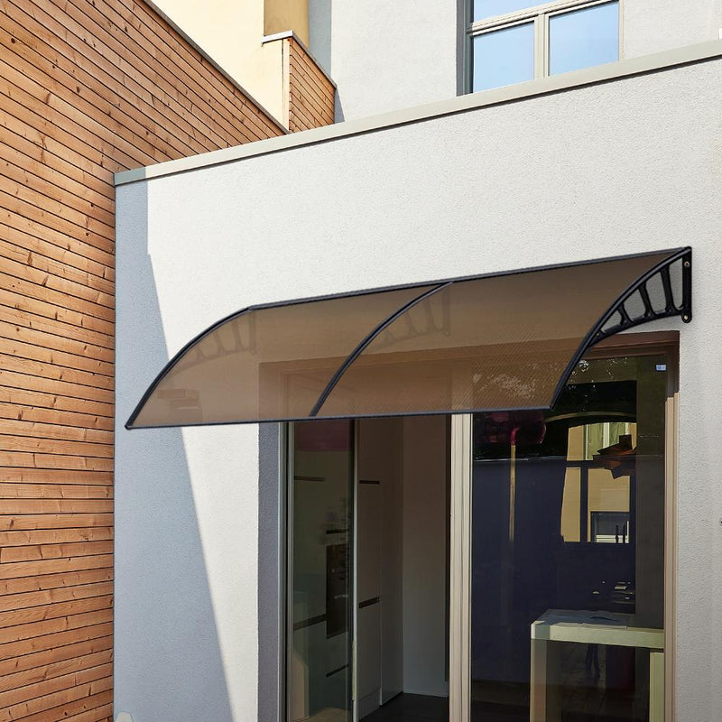 Instahut Window Door Awning Door Canopy Outdoor Patio Cover Shade 1.5mx4m DIY BR - Payday Deals