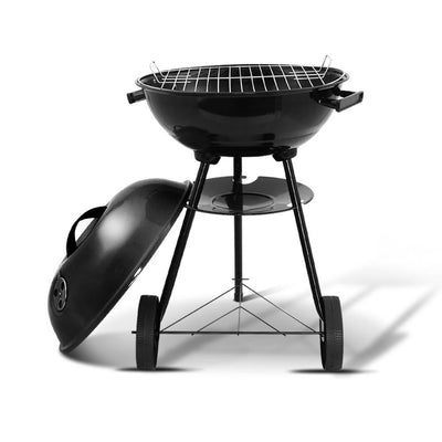 Grillz Charcoal BBQ Smoker Drill Outdoor Camping Patio Barbeque Steel Oven - Payday Deals