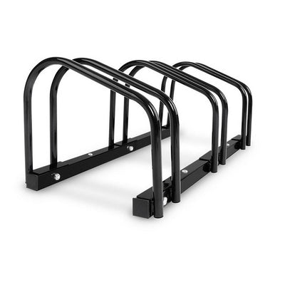 Portable Bike 3 Parking Rack Bicycle Instant Storage Stand - Black - Payday Deals