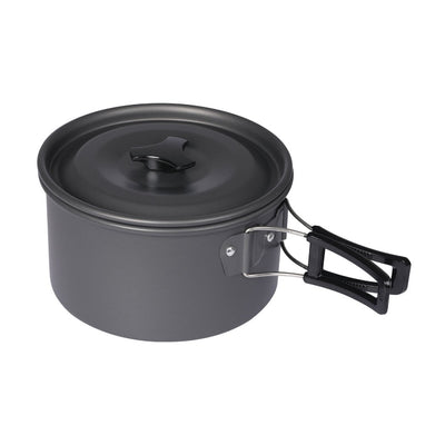 10Pcs Camping Cookware Set Outdoor Hiking Cooking Bowl Pot Pan Portable Picnic - Payday Deals