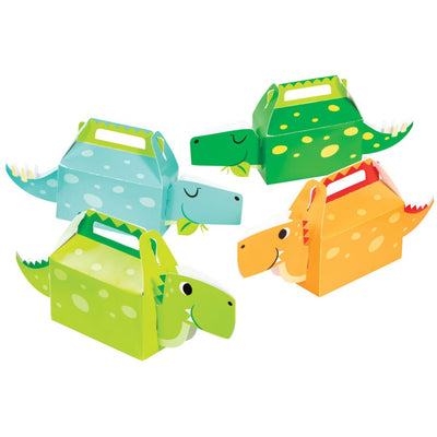 Dinosaur Dino Party Treat Boxes 4 Pack