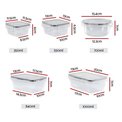 5-star chef 16PCS Airtight Food Storage Container