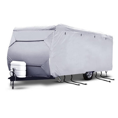 Weisshorn 20-22ft Caravan Cover Campervan 4 Layer UV Water Resistant - Payday Deals