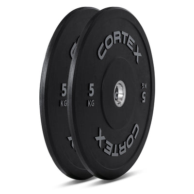 CORTEX Starter 85kg Black Series Bumper Plate V2 Package with SPARTAN200 Barbell