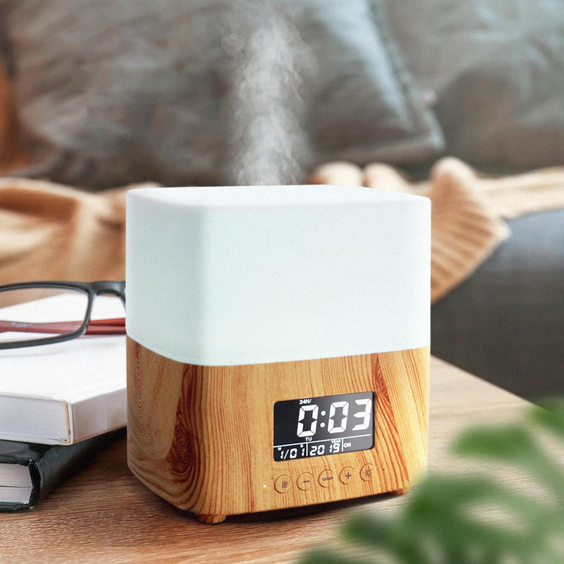 Devanti Aroma Diffuser Aromatherapy Humidifier Essential Oil Clock - Payday Deals