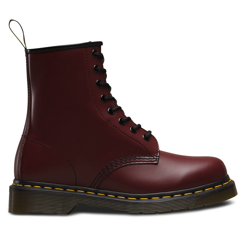 Dr. Martens Unisex 1460Z DMC 8 Lace Up Cherry Red Smooth Leather Boots Shoes Doc Payday Deals