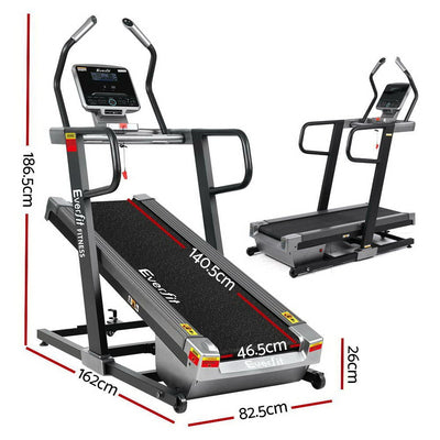 Everfit Electric Treadmill Auto Incline Trainer CM01 40 Level Incline Gym Exercise Running Machine Fitness - Payday Deals