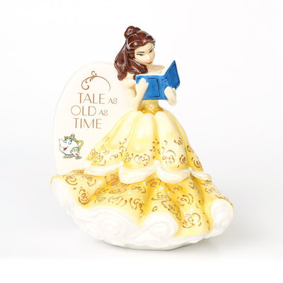 Disney Princess Belle Beauty And The Beast Flat Back Collectable Statue