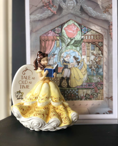 Disney Princess Belle Beauty And The Beast Flat Back Collectable Statue