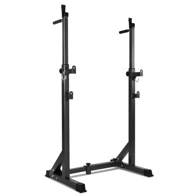 Everfit Squat Rack Pair Fitness Weight Lifting Gym Exercise Barbell Stand - Payday Deals