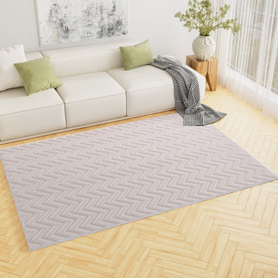 Artiss Floor Rugs 160x230cm Washable Area Mat Large Carpet Microfiber Ripple