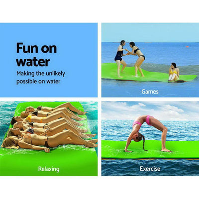 Weisshorn Floating Mat Water Slide Park Stand Up Paddle Pool Sea 270cm - Payday Deals