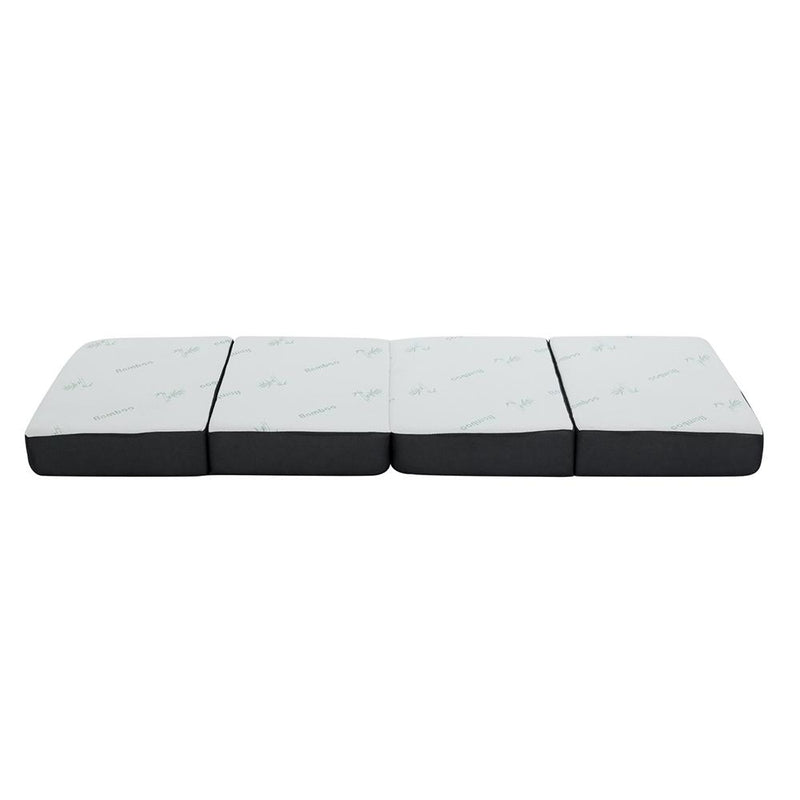 Giselle Bedding Portable Mattress Folding Foldable Foam Floor Bed Tri Fold 180cm - Payday Deals