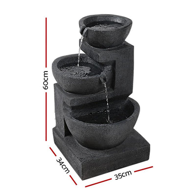 Gardeon Solar Fountain with LED Lights - Payday Deals