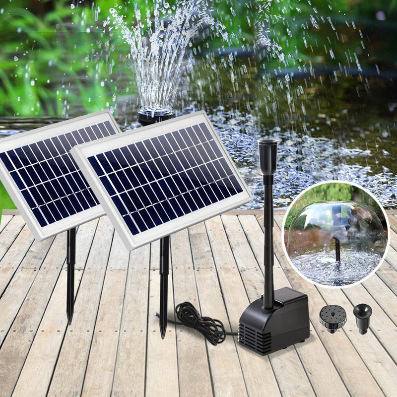 Gardeon Solar Pond Pump Water Fountain Filter Kit Outdoor Submersible Panel - Payday Deals