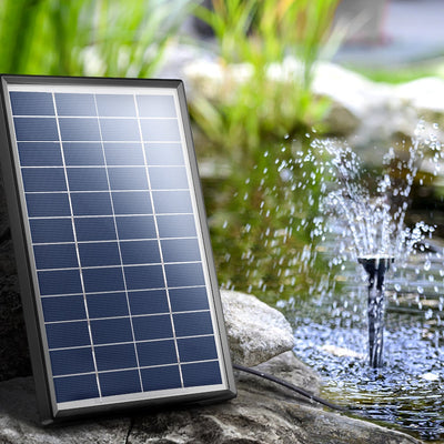 Solar Pond Pump Powered Garden Bird Bath Submersible Kit Panel Outdoor 6 FT - Payday Deals