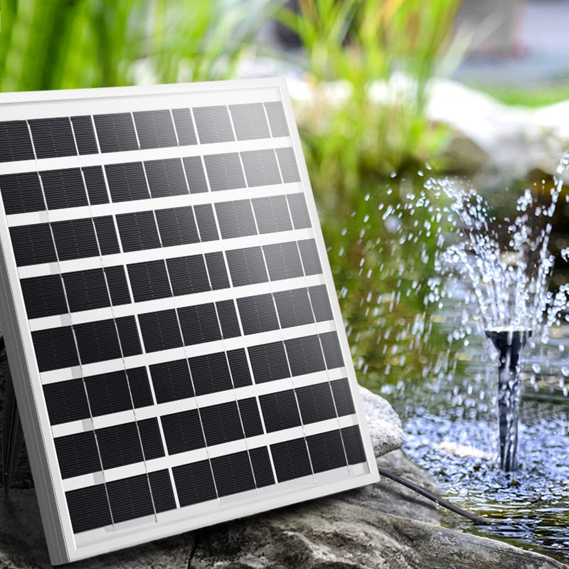 Solar Pond Pump Powered Outdoor Garden Water Pool Kit Large Panel 8.2 FT - Payday Deals