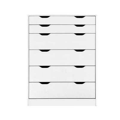 Artiss 6 Chest of Drawers Tallboy Cabinet Storage Dresser Table Bedroom Storage - Payday Deals