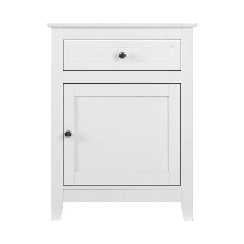 Artiss Bedside Tables Big Storage Drawers Cabinet Nightstand Lamp Chest White - Payday Deals