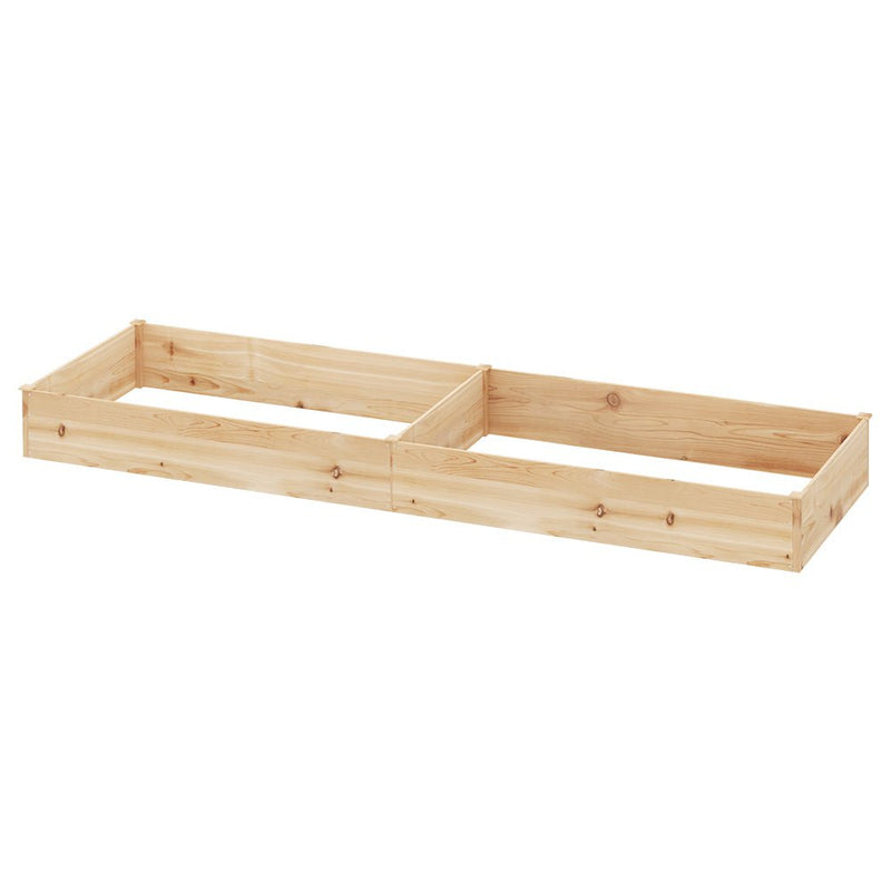 Greenfingers Garden Bed Raised 2x Wooden Planter Box Vegetables 150x90x30cm