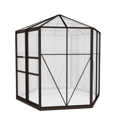 Greenfingers Greenhouse Aluminium 240x211x232 cm Green House Polycarbonate Shed