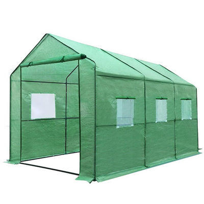 Greenfingers Greenhouse Garden Shed Green House 3.5X2X2M Greenhouses Storage Lawn - Payday Deals